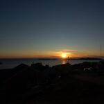 Solnedgang over havet